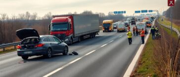schwerer verkehrsunfall auf der autobahn a4 fuhrt zu zahlreichen verletzten 1768226670