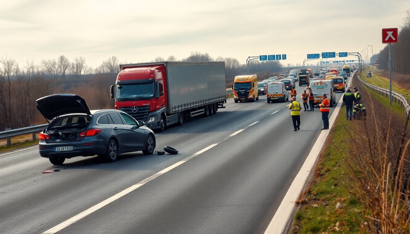 schwerer verkehrsunfall auf der autobahn a4 fuhrt zu zahlreichen verletzten 1768226670